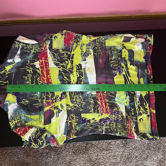 Sno skins Microfiber Graffiti Print Hoodie Zip Jacket Womens M - Picture 7 of 8